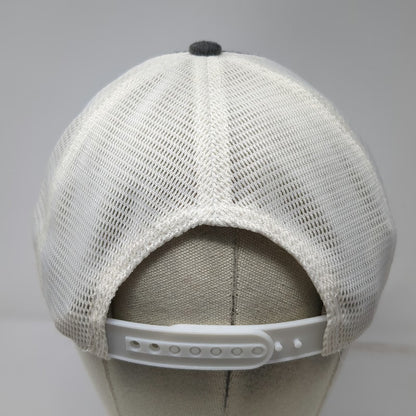 Los Angeles Rams NFL Fanatics Trucker Hat Gray White Blue One Size Snapback Mesh