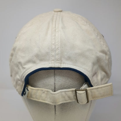 Richardson Baseball Cap Beige One Size Slideback Curved Brim Cotton Logo Hat