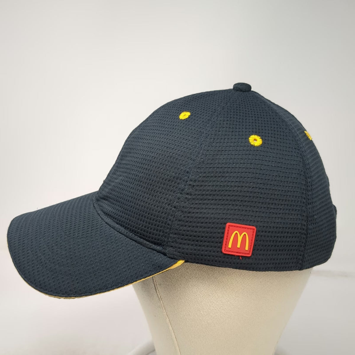 Apparel Collection Snapback Blue One Size McDonald's Mesh Logo Performance Hat