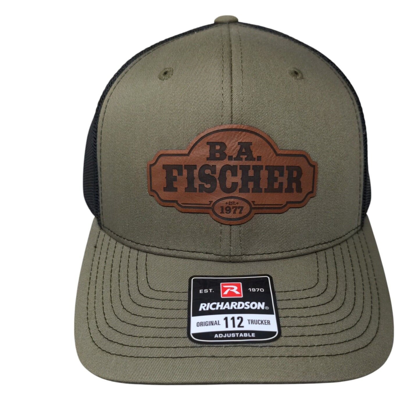 B.A. Fischer Original 112 Trucker Hat Multicolor One Size Adjustable Richardson