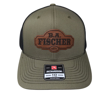 B.A. Fischer Original 112 Trucker Hat Multicolor One Size Adjustable Richardson