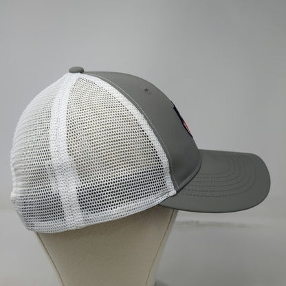 Imperial Trucker Hat Gray One Size AJGA Shield Logo Snapback Golf Mesh Recycled