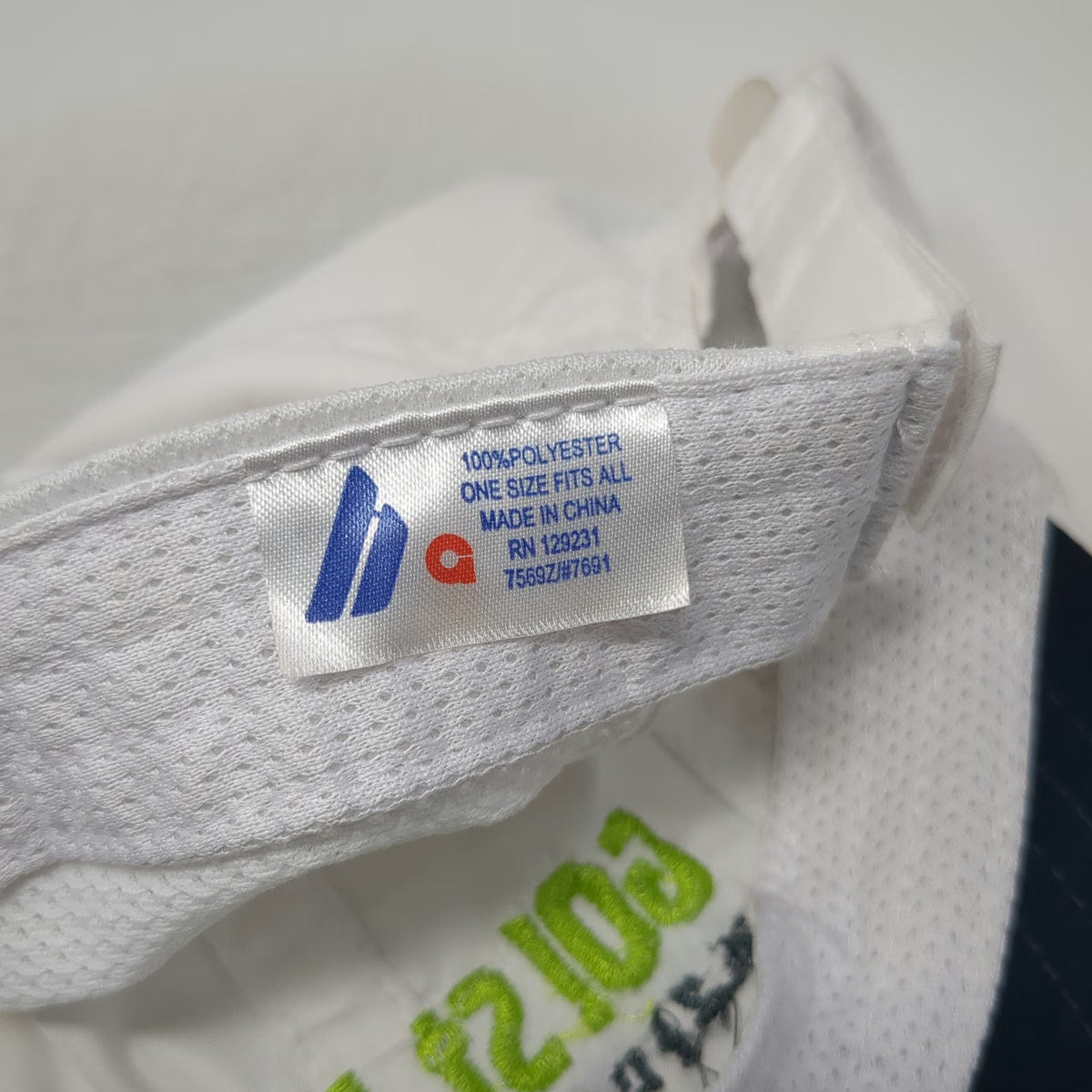 Ahead GO! St. Louis Running Marathon Mesh White Blue One Size Baseball Cap Hat