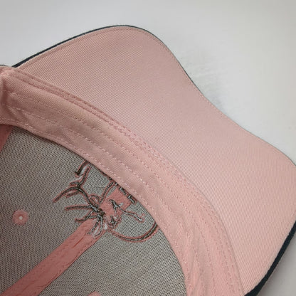 RMEF Baseball Cap Pink Black One Size Slideback Elk Foundation Logo Scroll Hat