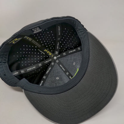 WV Fitted Hat Gray L/XL Flexfit PTS Lite Breathable Lightweight Richardson