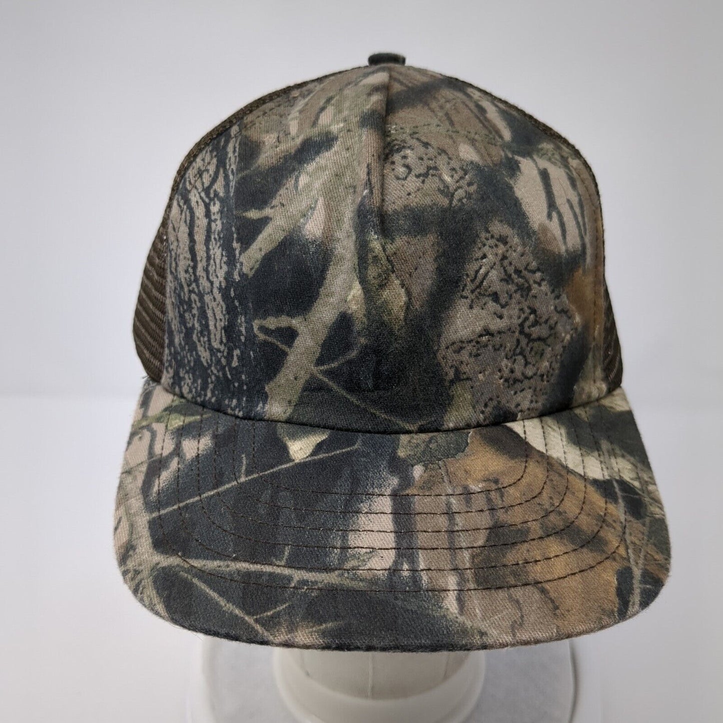 Whitewater Outdoors Snapback Trucker Hat Camo One Size Mesh Back