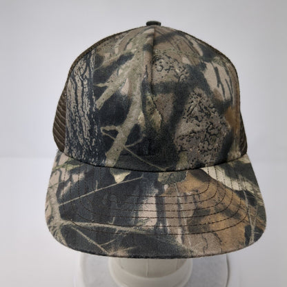 Whitewater Outdoors Snapback Trucker Hat Camo One Size Mesh Back