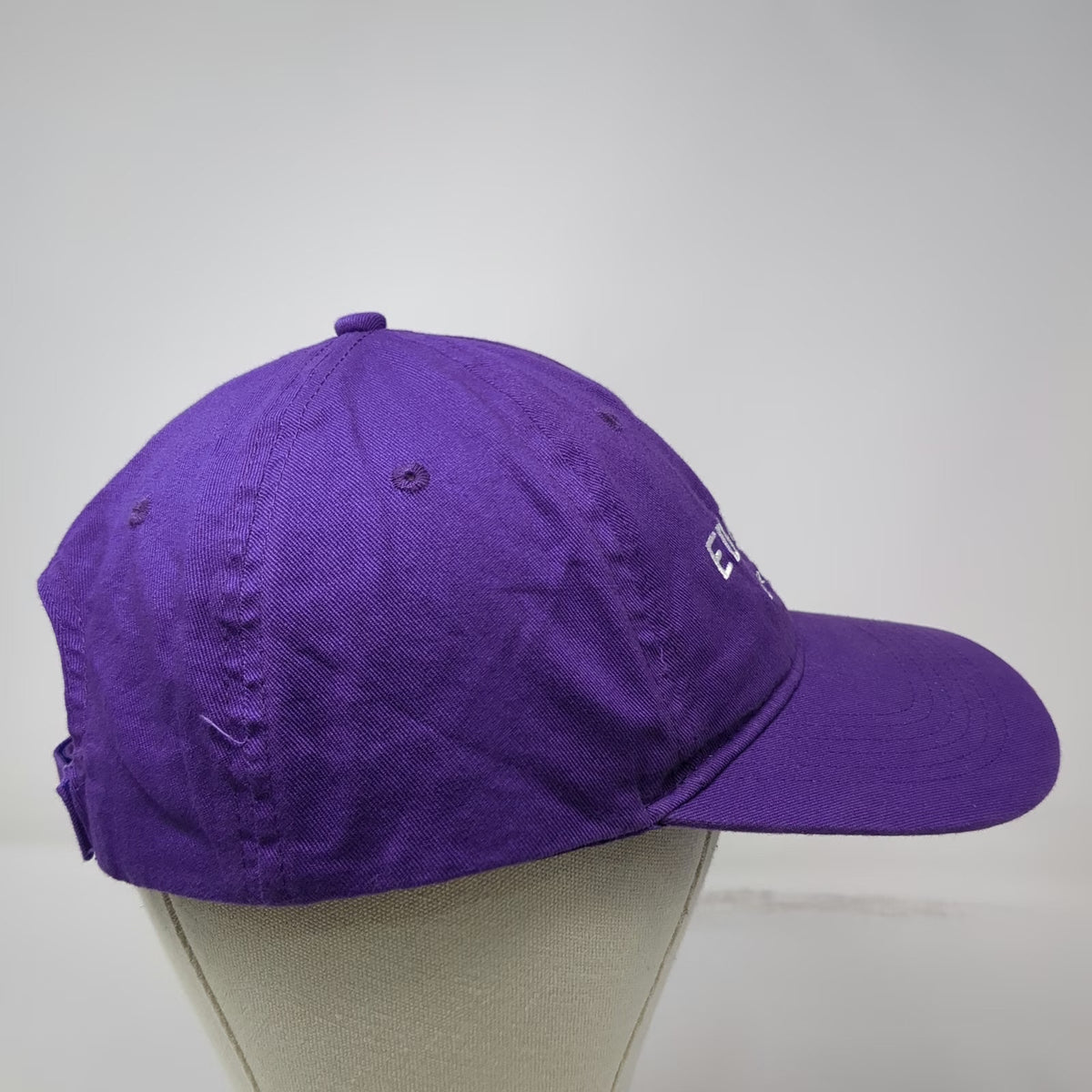 KBC Baseball Cap Purple One Size First Editions Shrubs Trees Logo Cotton Hat