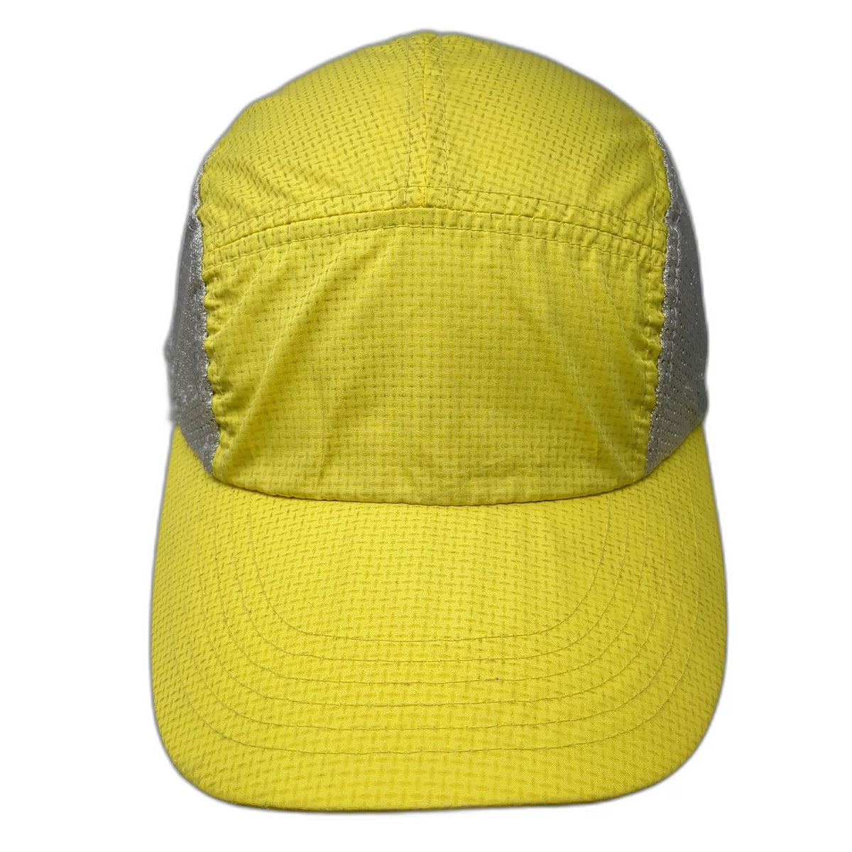 illumiNITE 5 Panel Yellow OSFM Hat Reflective Mesh Adjustable Strapback Running