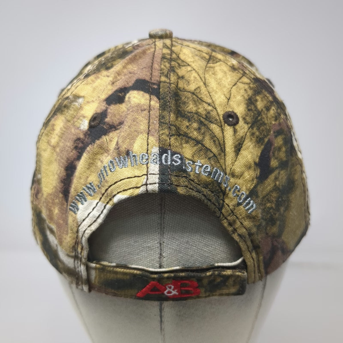 Triple Crown Baseball Cap Brown One Size Camo A&B Engineering Services Work Hat