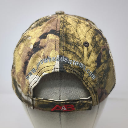 Triple Crown Baseball Cap Brown One Size Camo A&B Engineering Services Work Hat