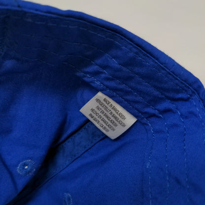 The River Club Patch Strapback Rope Hat Blue One Size American Needle