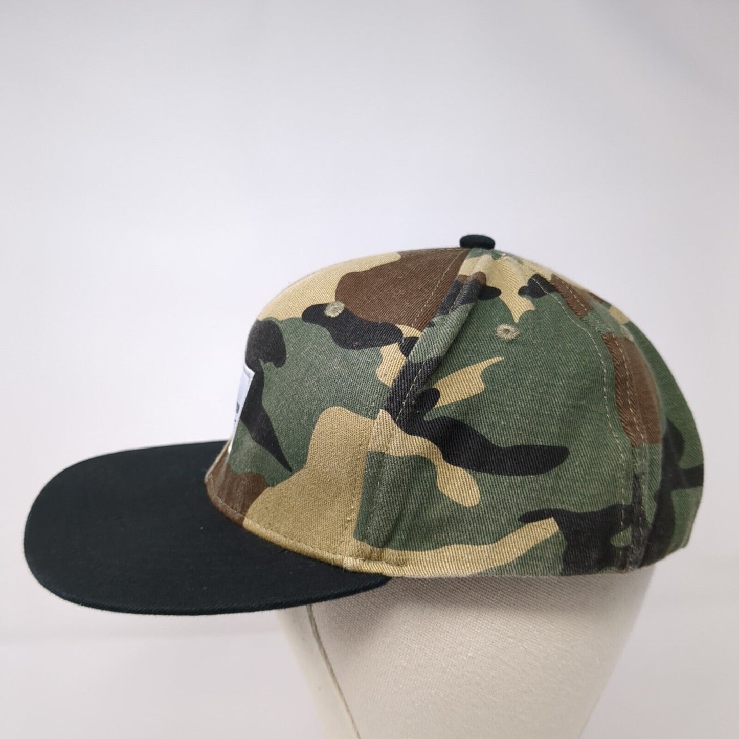 Jack & Winn Patch Snapback Hat Camouflage OSFA Adjustable 6 Panel