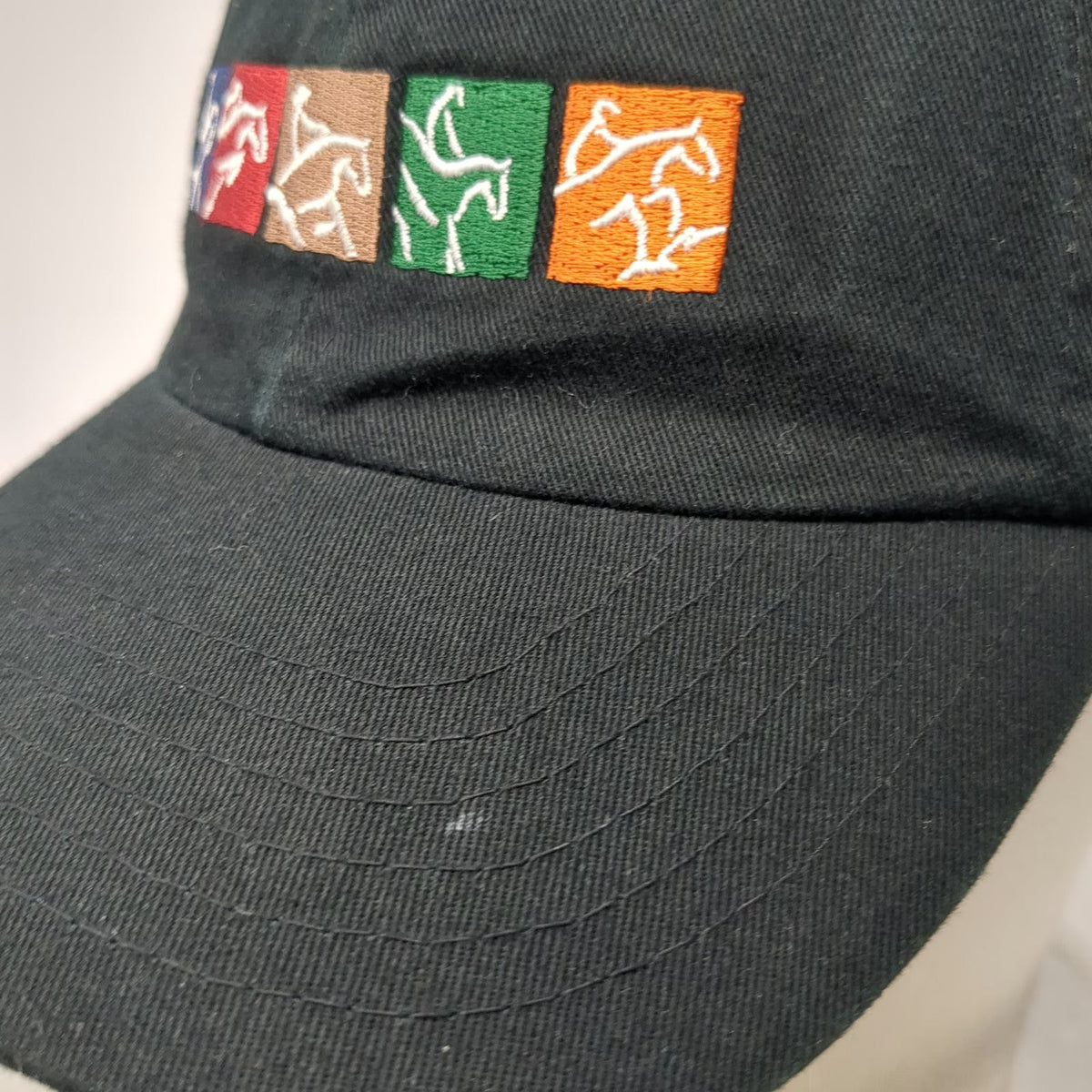 Fersten Worldwide Baseball Cap Black One Size Equestrian Horse Ariat Adequan Hat