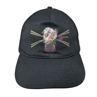 The Chicks 2022 Snapback Mesh Back Trucker Hat Black OSFM Otto