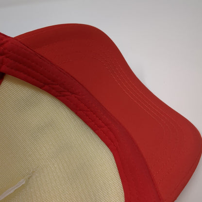 Hello Summer Snapback Mesh Back Trucker Hat Red One Size Billabong