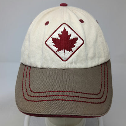 Royal Specialty Baseball Cap Beige One Size Canada Maple Leaf Strapback Hat