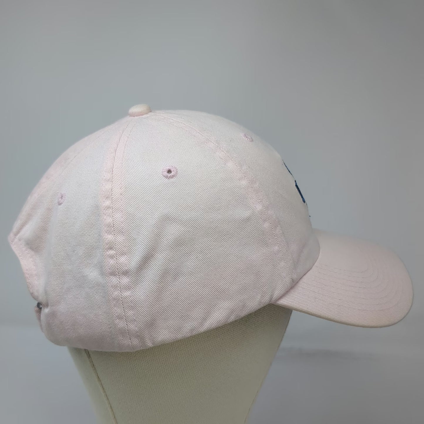 Fahrenheit Baseball Cap Pink One Size Ursuline Embroidered Logo Slideback hat