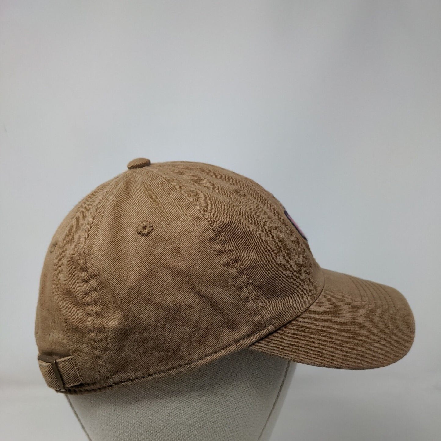 Life Is Good Slideback Hat Brown One Size Adjustable Embroidered Heart Cotton