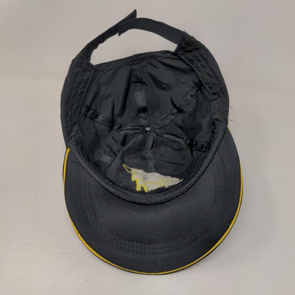 Skeete Reese Strapback Hat Black One Size Adjustable Embroidered 6 Panel