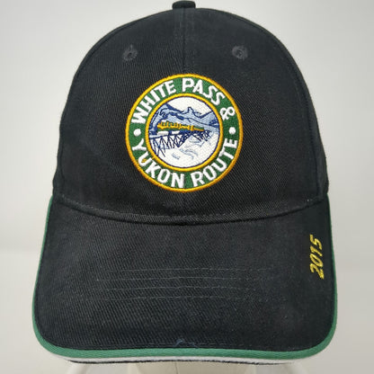 WP&YR White Pass Yukon Route Baseball Cap Black One Size Strapback Skagway Hat