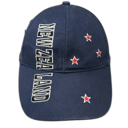 Hallifax Baseball Cap Blue One Size New Zealand Souvenir Stars Cotton hat