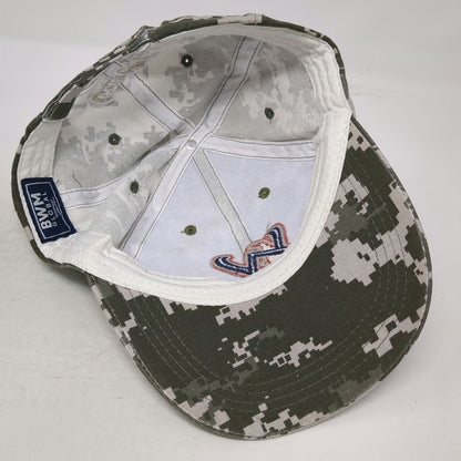 BWM Global Baseball Cap Green OSFM Digital Camo Coca-Cola W Eagle Logo Hat Strap