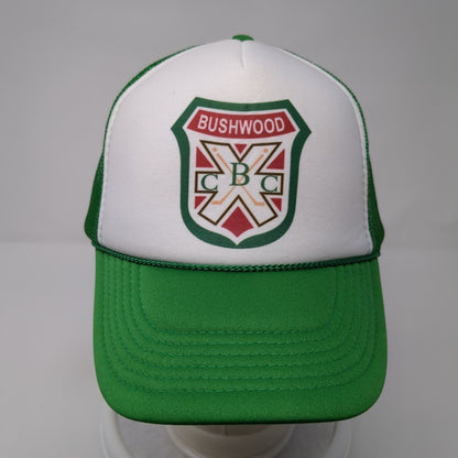 Bushwood CBC Snapback Rope Trucker Hat Green One Size Mesh Back Nissun