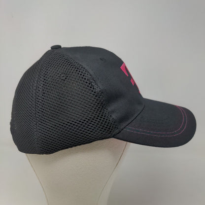 T Mobile Tuesdays Women's Mesh Back Strapback Hat Black Pink OSFA