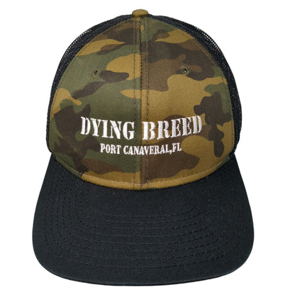 Dying Breed Snapback Trucker Hat Multi One Size Mesh Back Camouflage