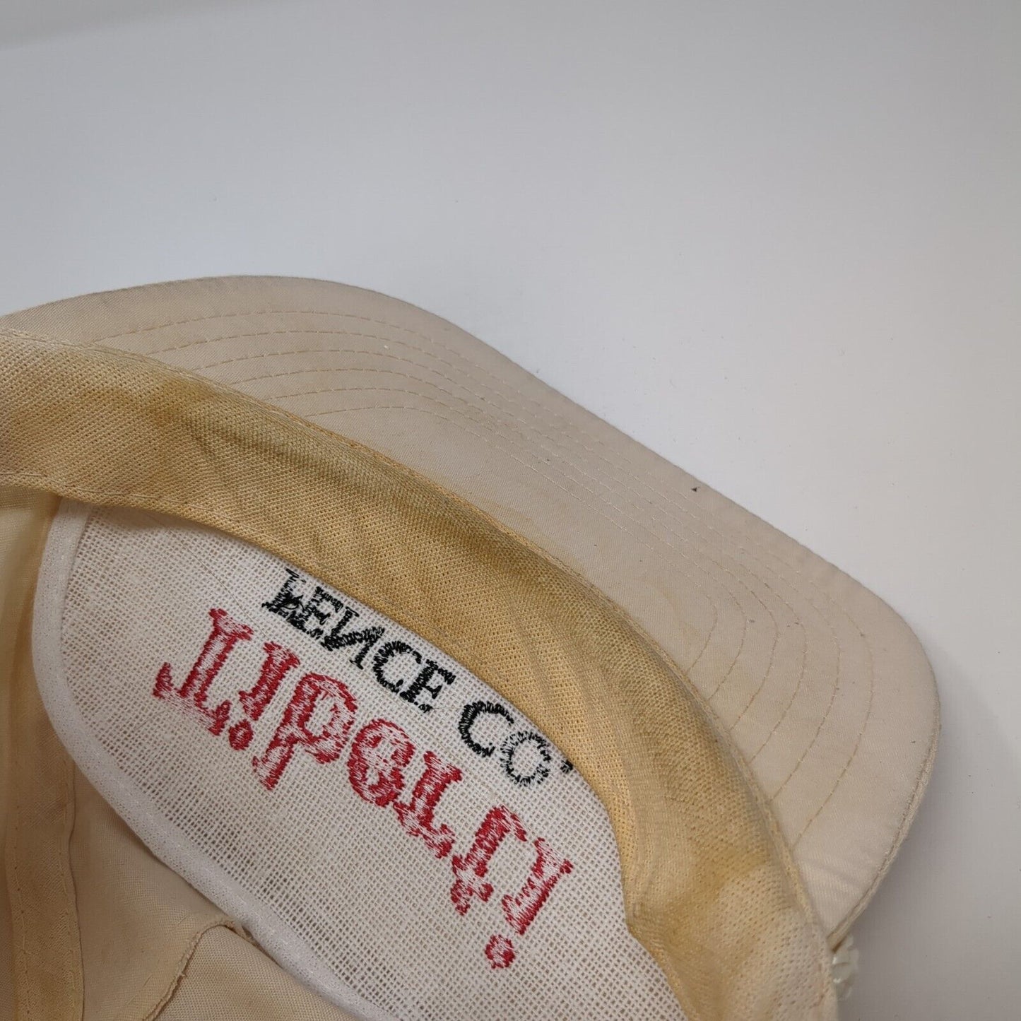 Tiberti Fence Co. Baseball Cap Beige One Size Adjustable Embroidered Rope Otto