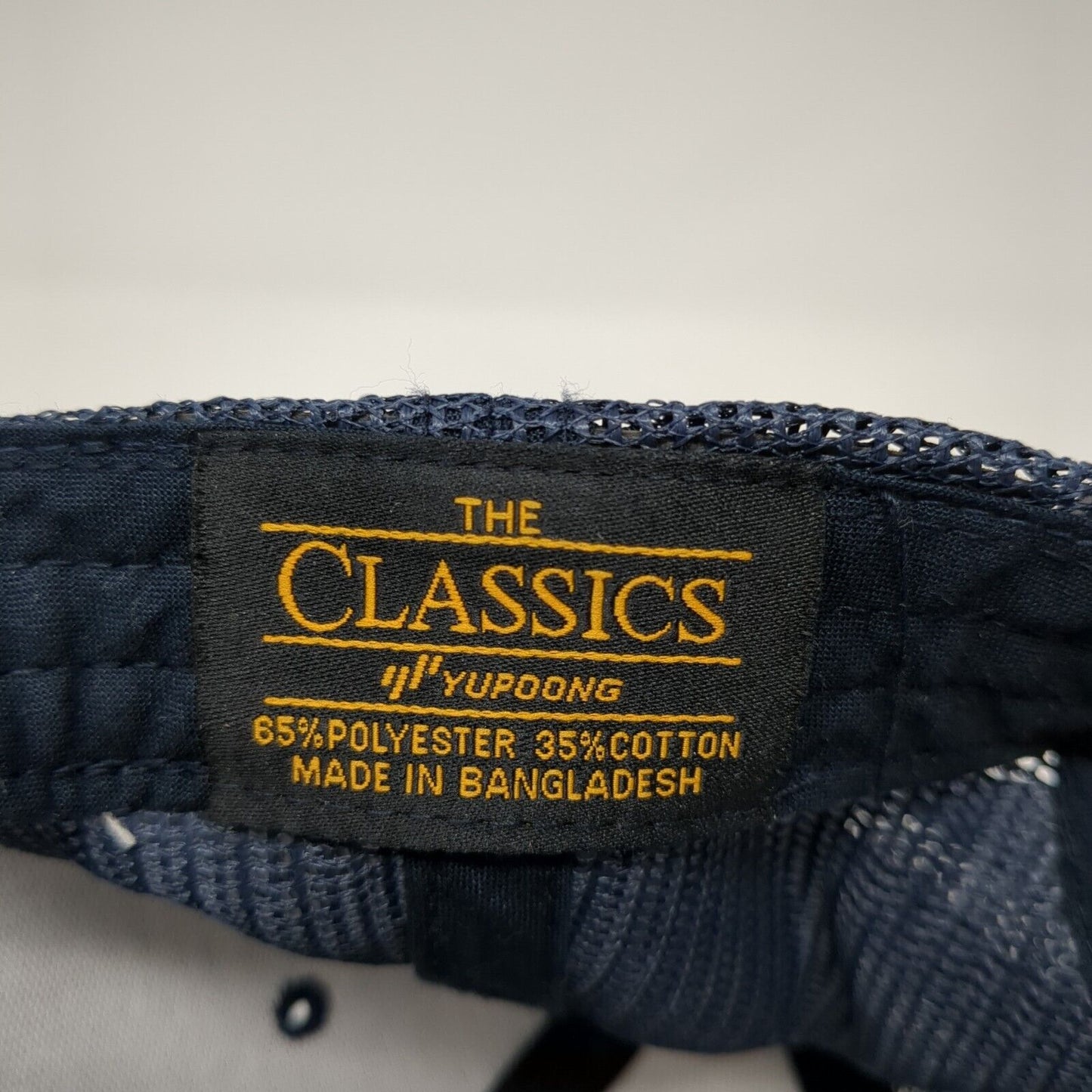 Gem State of Mind Snapback Trucker Hat Blue OS Adjustable Mesh Back Yupoong