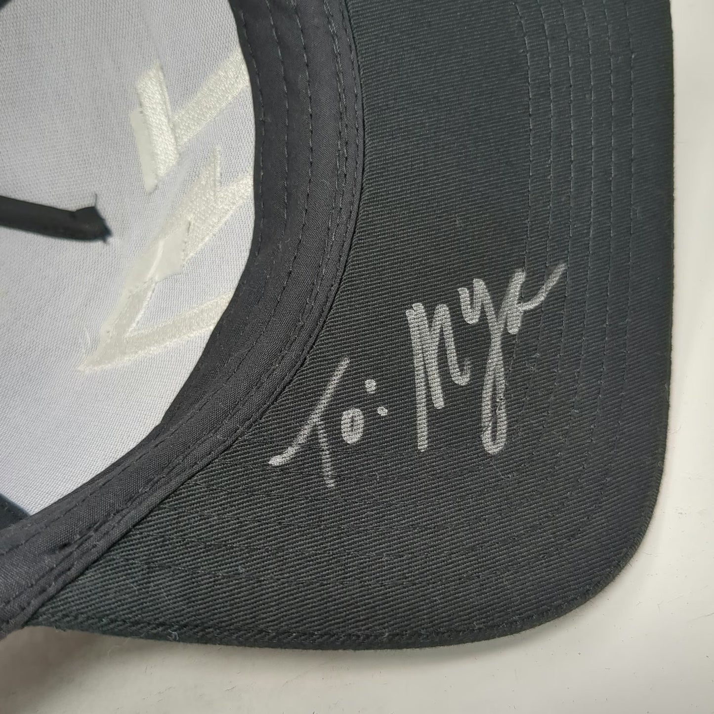 OTTO Warren Zeiders Signed Trucker Hat Black OS Autographed Mesh Snapback Bolt