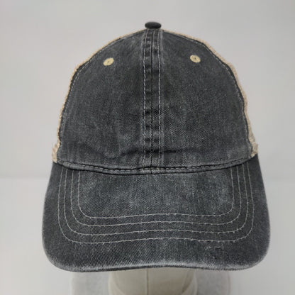 Unbranded Snapback Mesh Back Trucker Hat Gray OSFM Colorblock 6 Panel