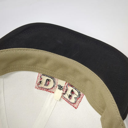 Firethorn 5 Panel White OSFM Hat D&B Supply Leather Strapback Farm Ranch Store