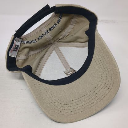 Gemini Sport Marketing Baseball Cap Beige Black One Size Bottom Line Fishing Hat