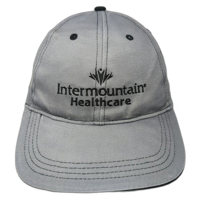 Quake City Caps Baseball Cap Gray One Size Intermountain Healthcare Cotton hat