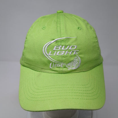 Bud Light Lime Strapback Hat Green One Size Adjustable Embroidered