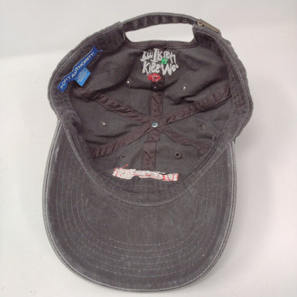 Quinn's Restaurant & Lounge Slideback Hat Gray OSFA Kiss Me I'm Irish