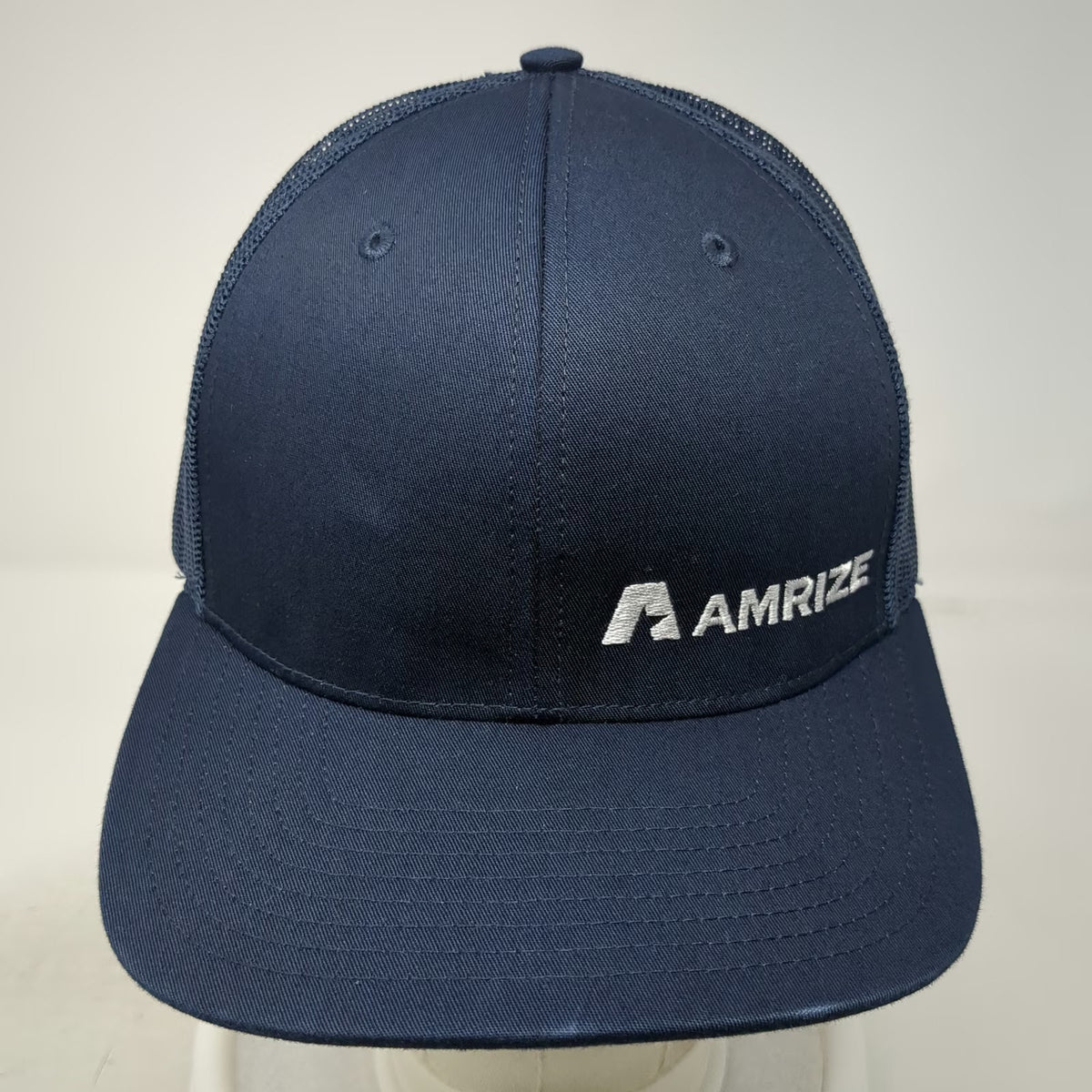 Richardson Trucker Hat Blue One Size AMRIZE Logo Mesh Snapback Model 112