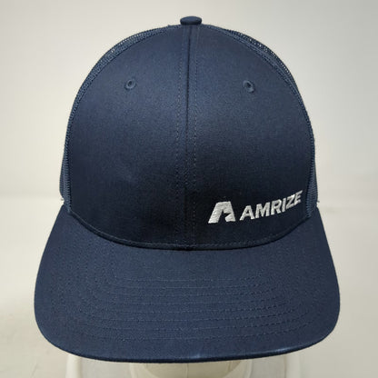 Richardson Trucker Hat Blue One Size AMRIZE Logo Mesh Snapback Model 112