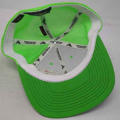 Pacific Headwear Baseball Cap Blue Green Red 8 Aztec Welding Mesh Flexfit Hat