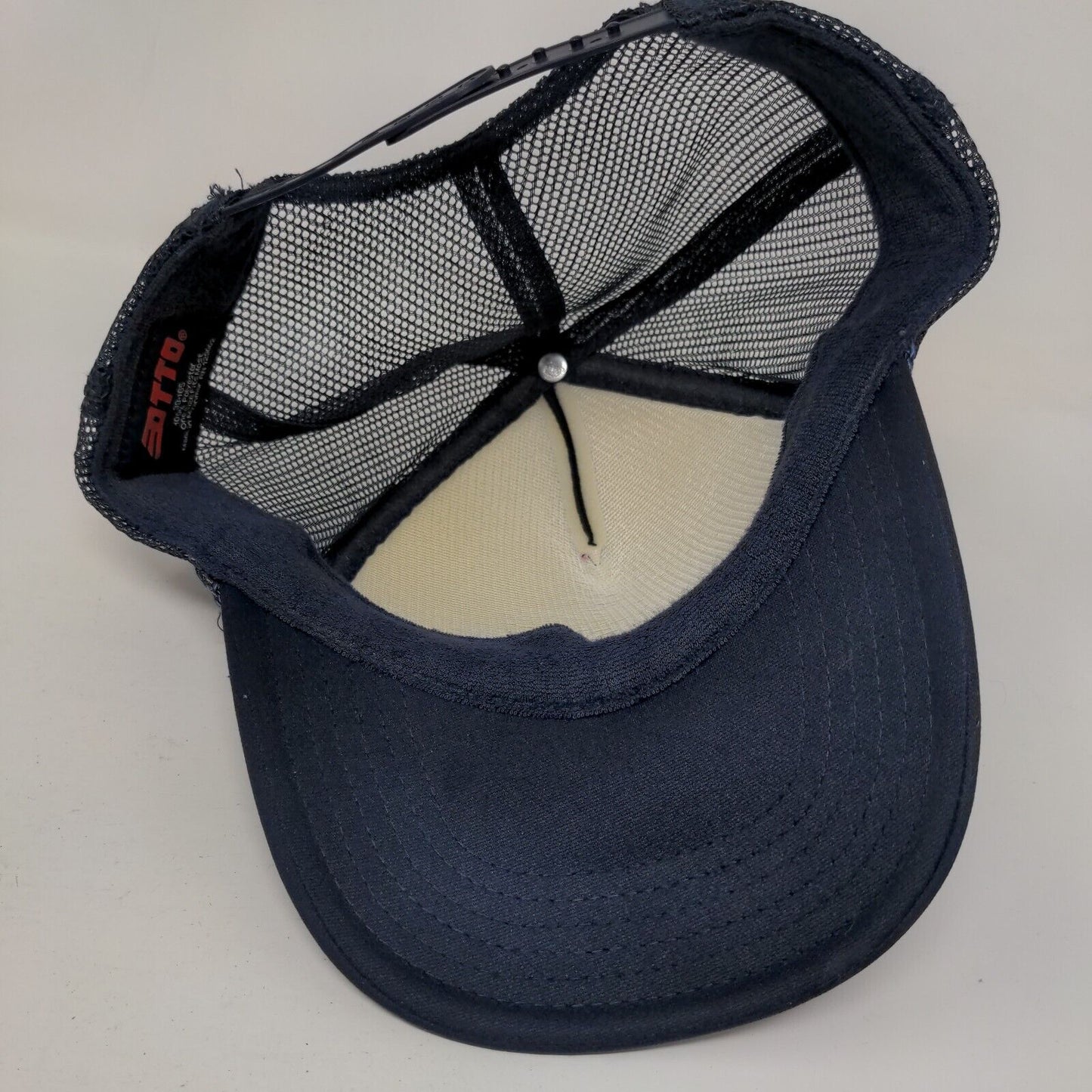 Oak Snapback Mesh Back Rope Trucker Hat Blue OSFM Adjustable Otto