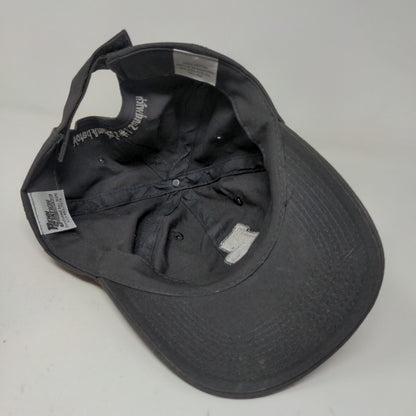 Penn Station Men's Strapback Hat Gray OSFA Embroidered Employee Uniform Logo