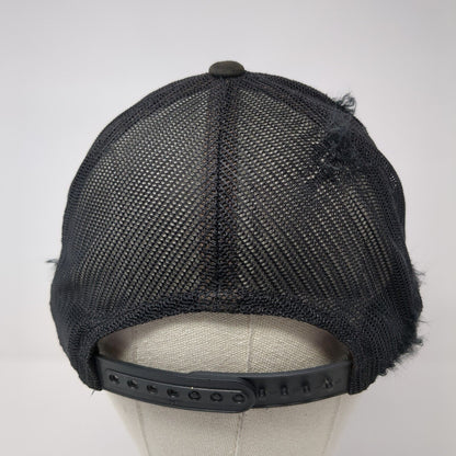 Cinco Patas Mexican Style Lager Snapback Trucker Hat Black OS Mesh Back Yupoong