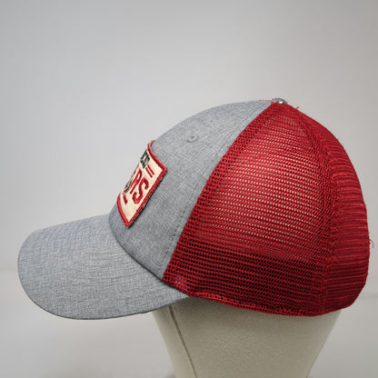 NFL Team Apparel San Francisco 49ers Gray Red One Size Trucker Hat Mesh Snapback