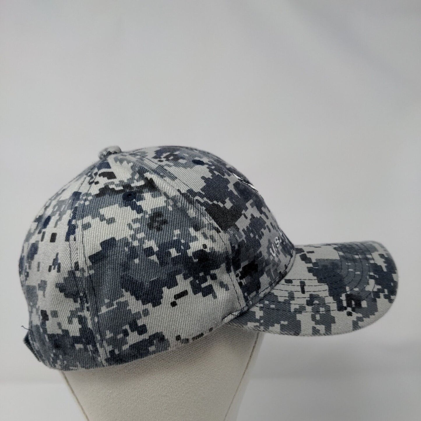 US Air Force Strapback Hat Camouflage OSFA Adjustable Embroidered 6 Panel