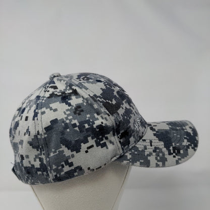 US Air Force Strapback Hat Camouflage OSFA Adjustable Embroidered 6 Panel