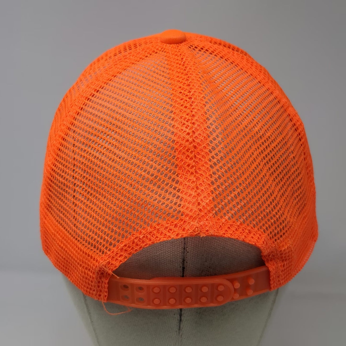 Daystone Trucker Hat Orange One Size Maine Outdoor Education Instructor Mesh Cap