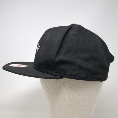New Era Snapback Black One Size Hat Just a Kid From USA Powerade Blue Flat Brim